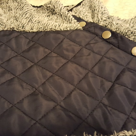 Women's Asymmetrical Snap Collar Fleece Pullover - Picture 2 of 3